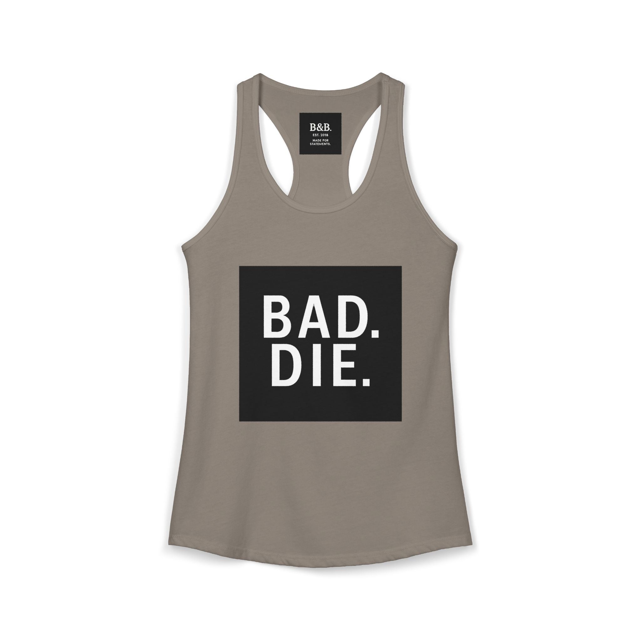 Womens Baddie  Ideal Racerback Tank
