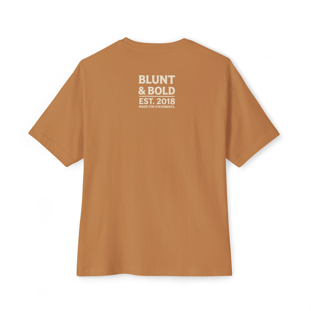 Mens FUCK YEAH Retro Oversized Box Tee