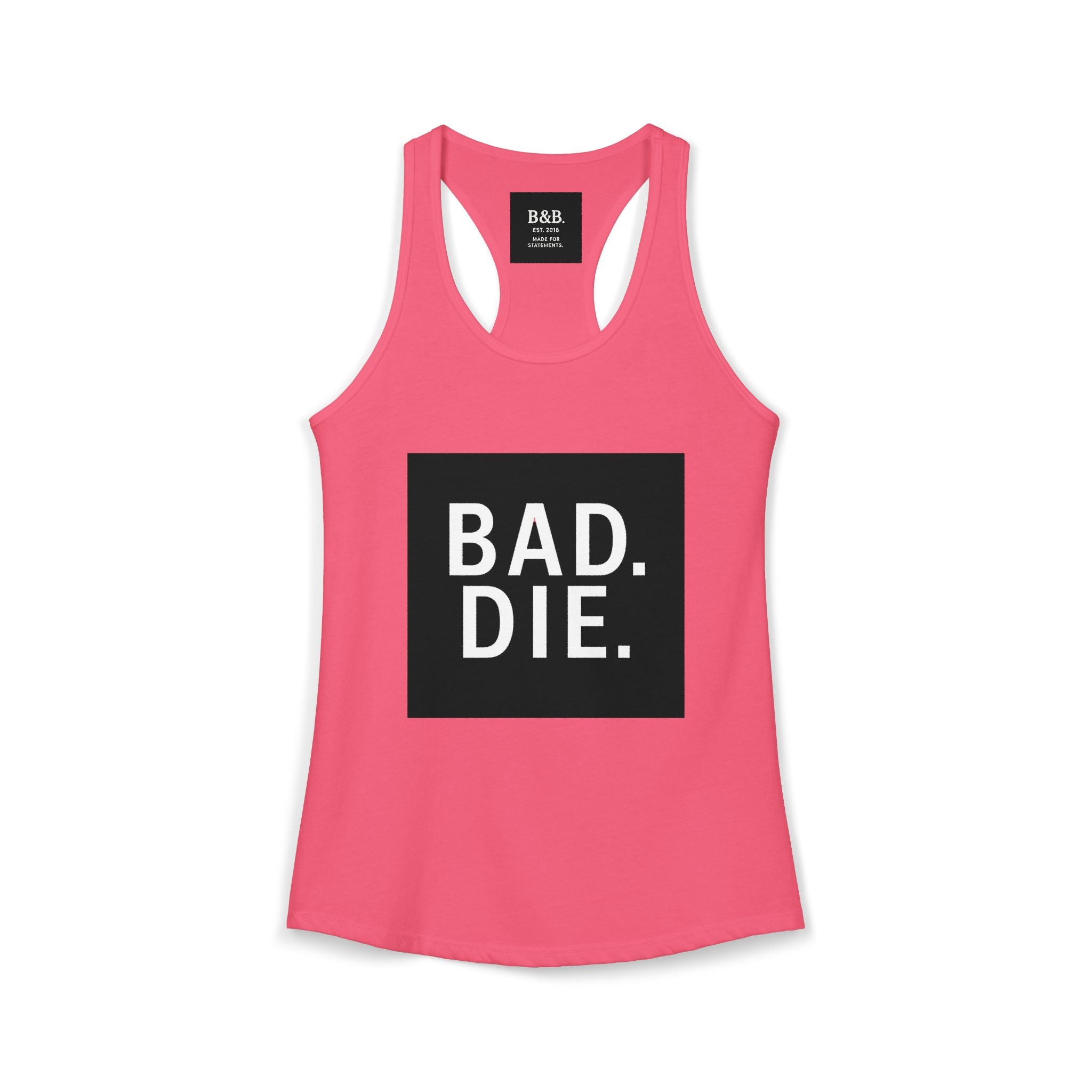Womens Baddie  Ideal Racerback Tank