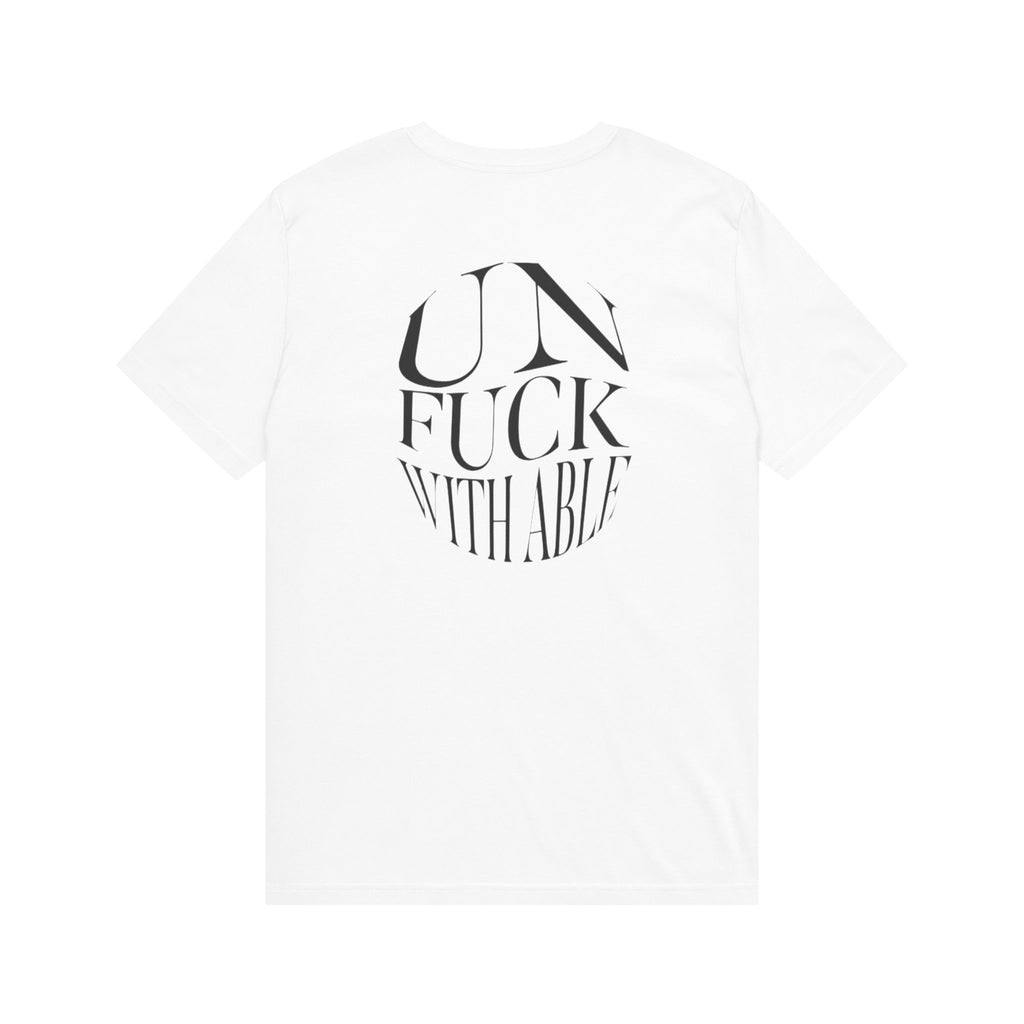 Mens  "UNFUCKWITHABLE" Bold Typography Tee