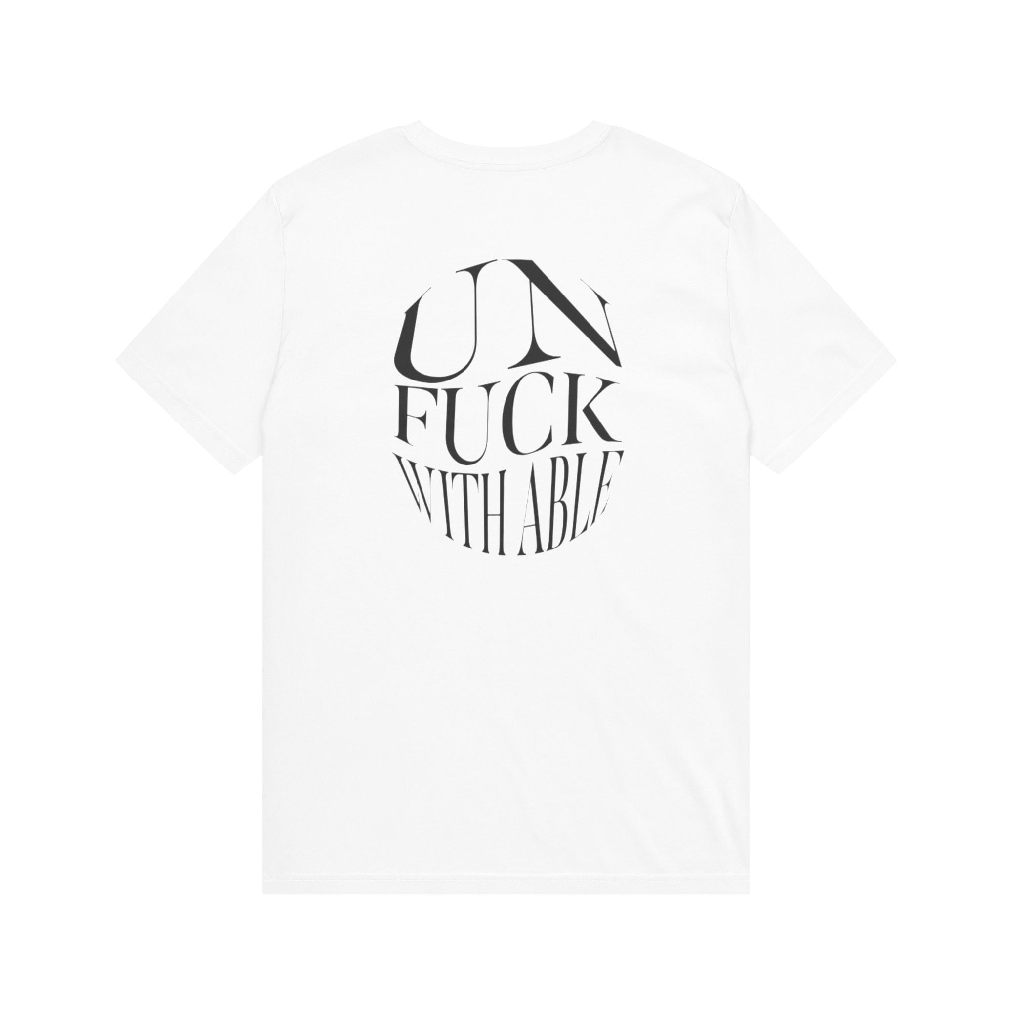 Mens  "UNFUCKWITHABLE" Bold Typography Tee