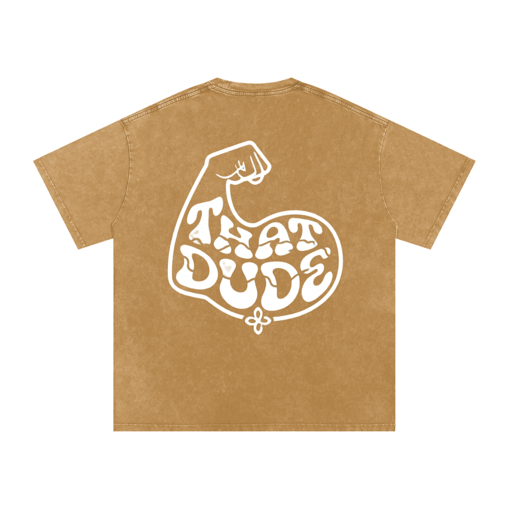 MENS 'THAT DUDE' Snow Washed Oversized Cotton TEE