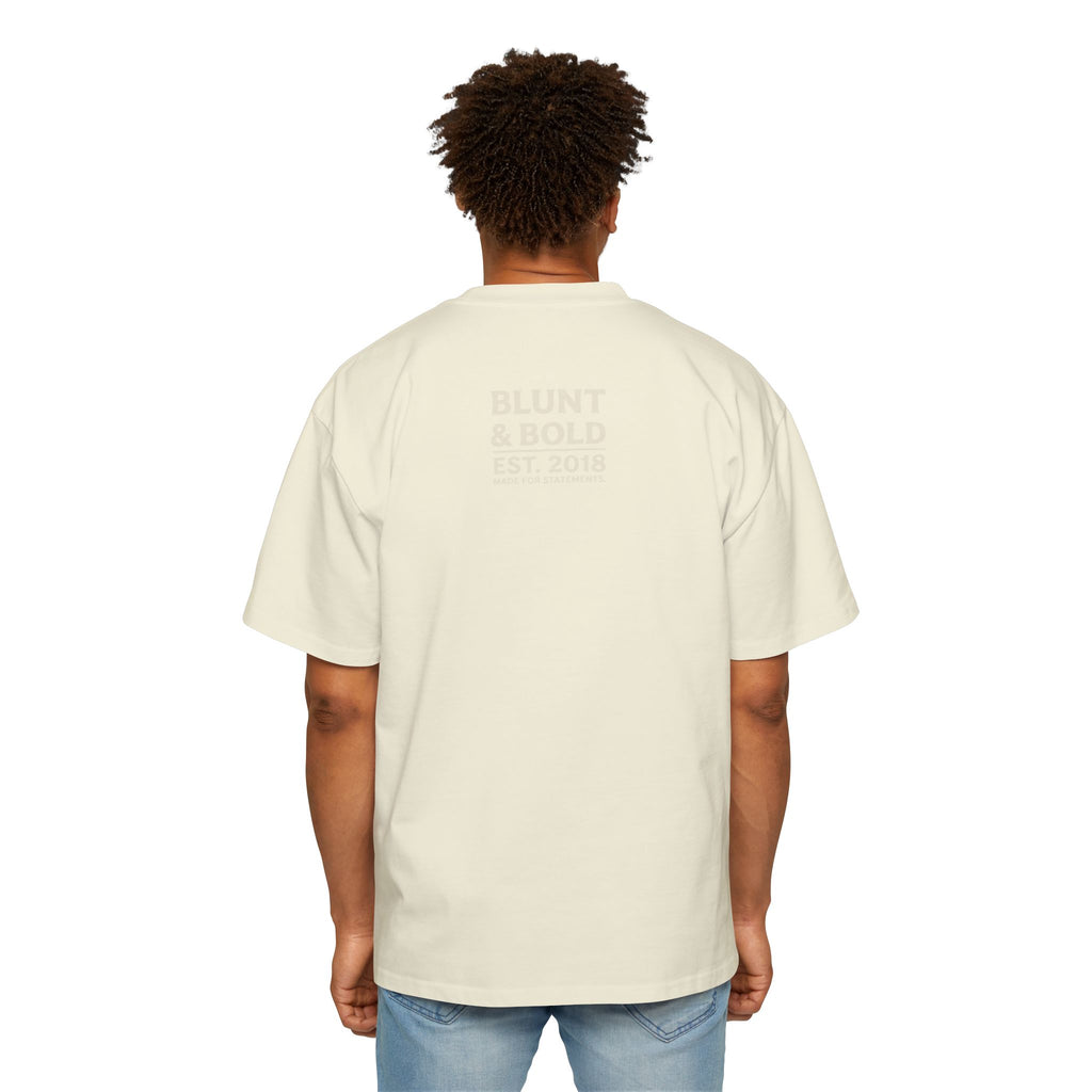 Oversized Graphic Tee — “Soft Looks. Savage Moves.” Bold Typography Shirt