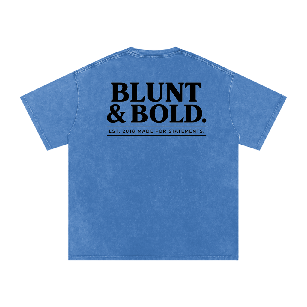 MENS 'CONFIDENCE ORACLE' Snow Washed Oversized Cotton TEE