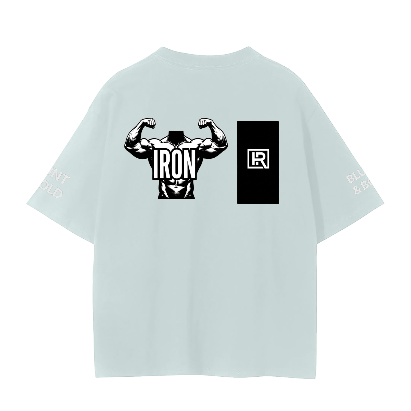 MENS ' IRON '  Seamless OVERSIZED TEE
