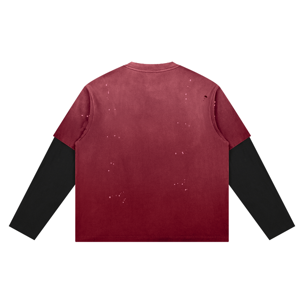 MENS 'ANOMALY'  Vintage Wash Distressed Layer TEE