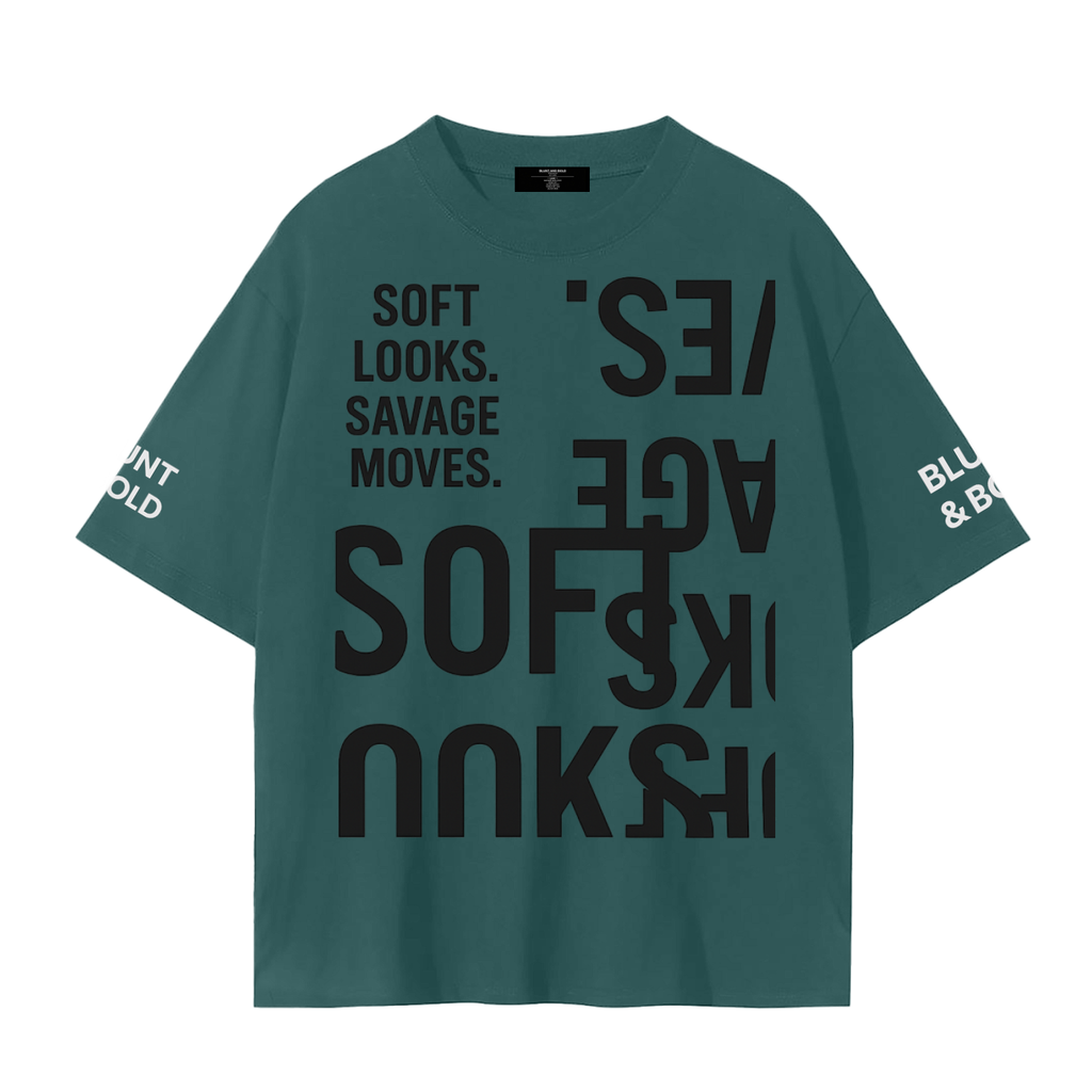 MENS 'SAVAGE MOVES'  Seamless  Big Oversized TEE