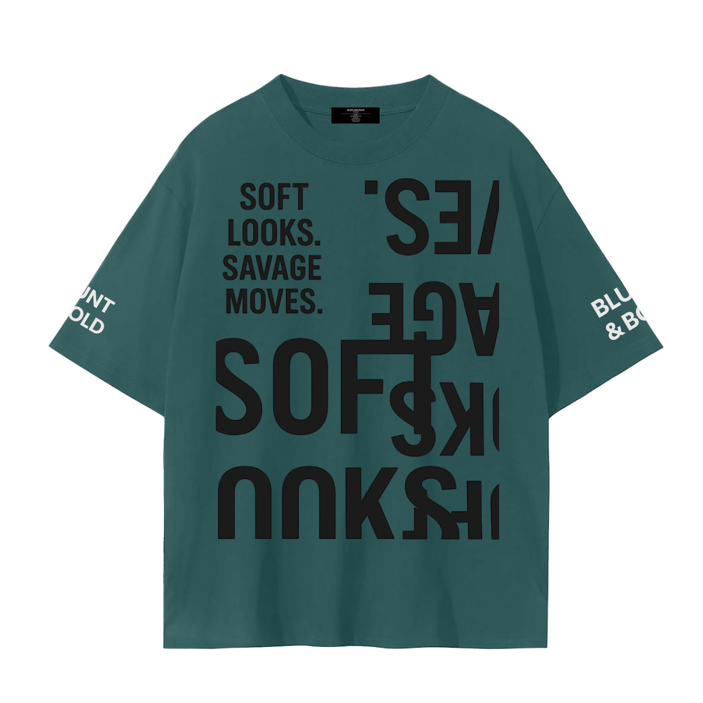 MENS 'SAVAGE MOVES'  Seamless  Big Oversized TEE