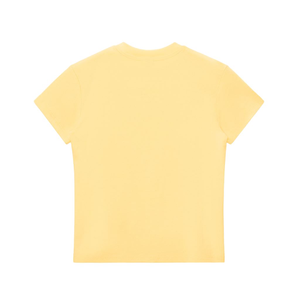 Womens 'SEEN NOT SEEKING' Essential Bodycon Crewneck Tee