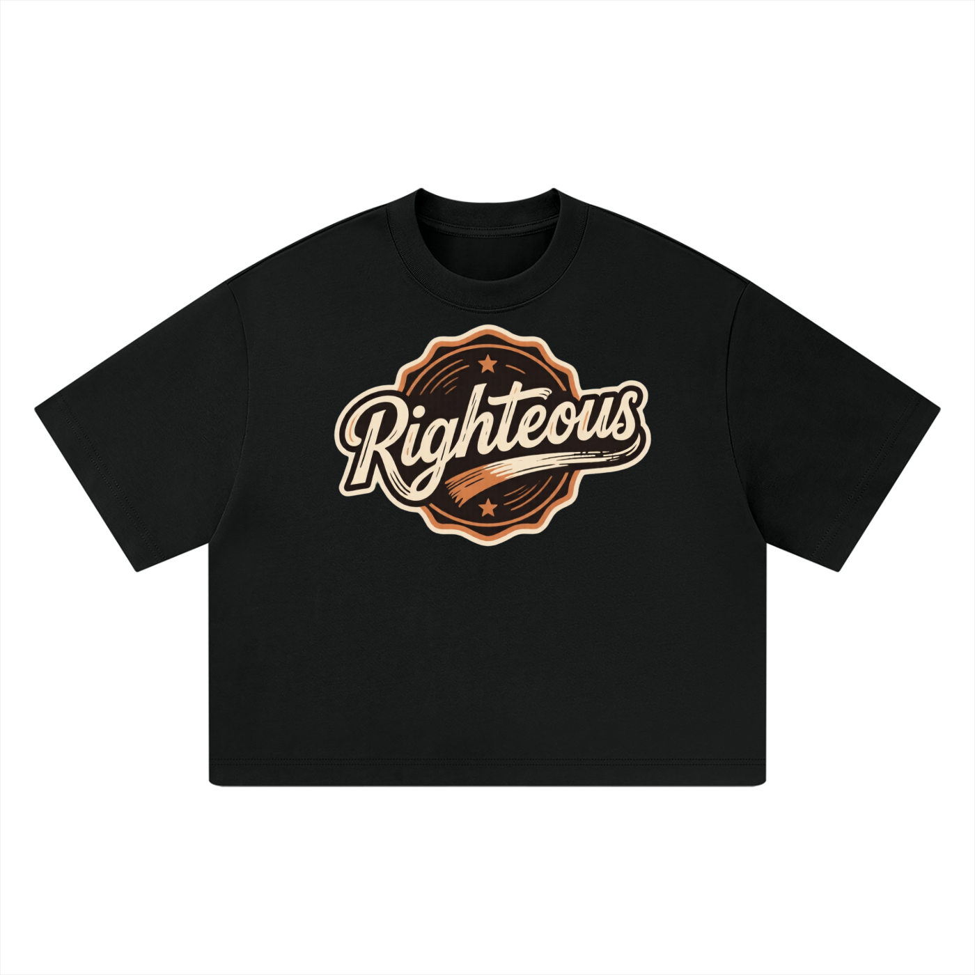 MENS ' RIGHTEOUS ' Heavyweight Boxy TEE