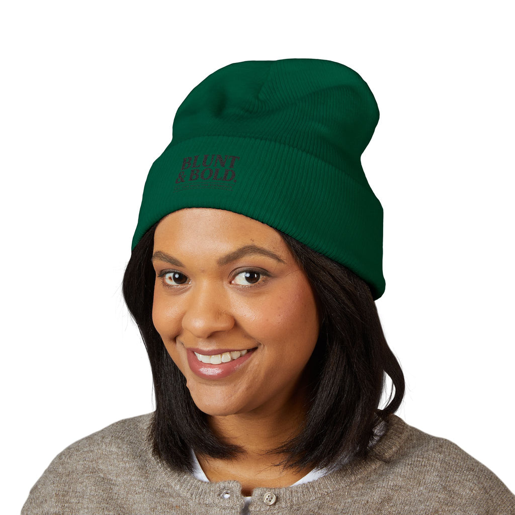 Blunt ^ Bold Classic Cuffed Beanie — Embroidered '