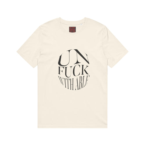 Mens  "UNFUCKWITHABLE" Bold Typography Tee