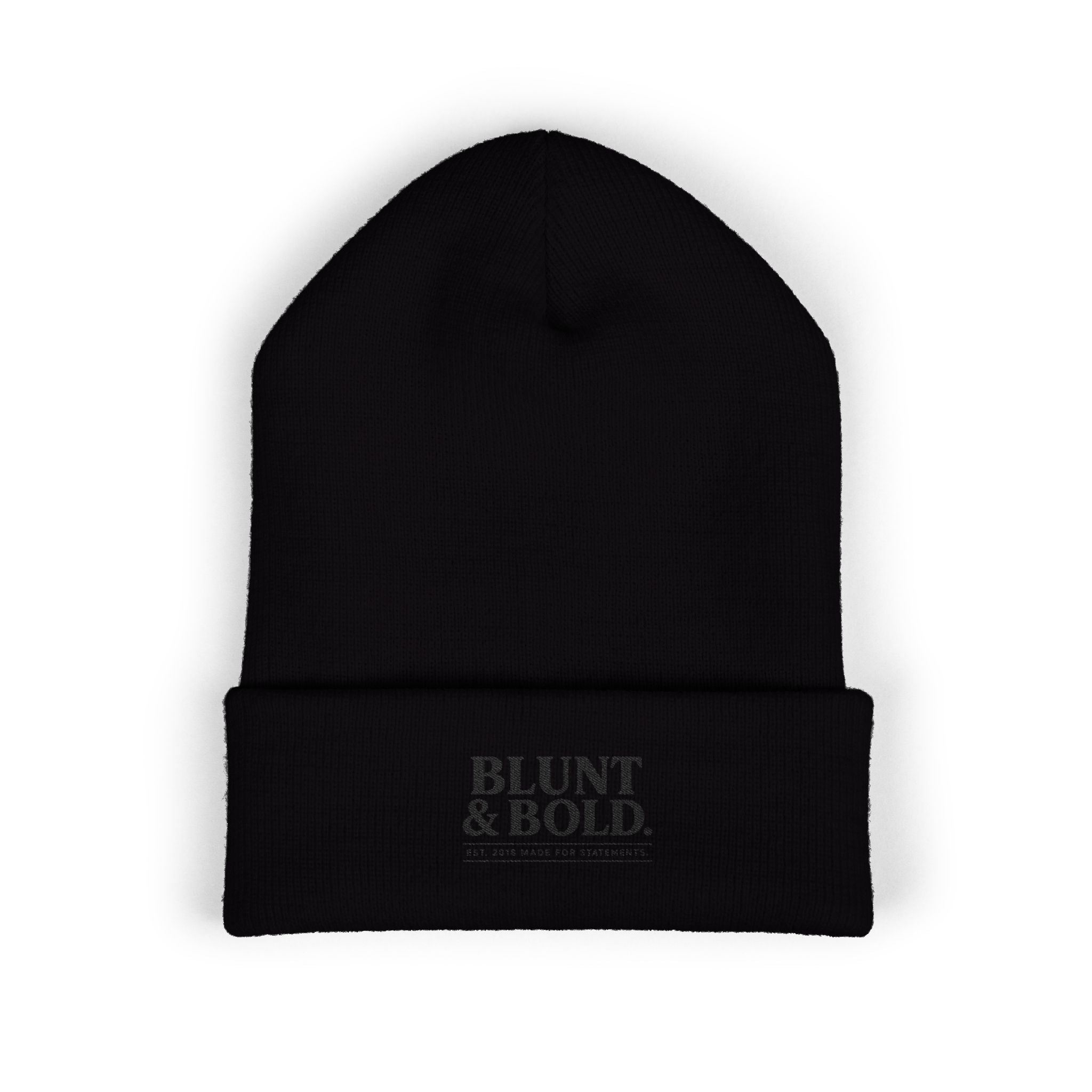 Blunt ^ Bold Classic Cuffed Beanie — Embroidered '