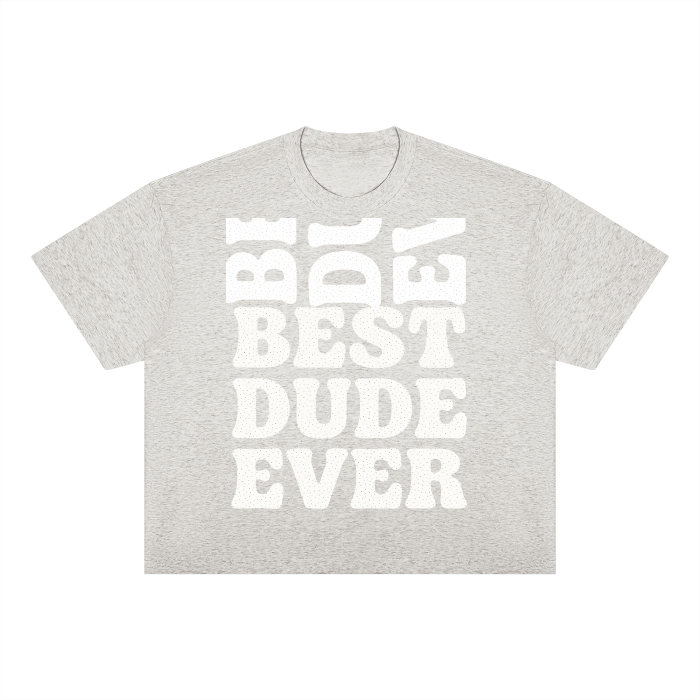 MENS 'BDE BEST DUDE EVER' Boxy Drop Shoulder TEE