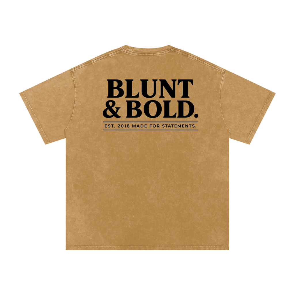 MENS 'CONFIDENCE ORACLE' Snow Washed Oversized Cotton TEE