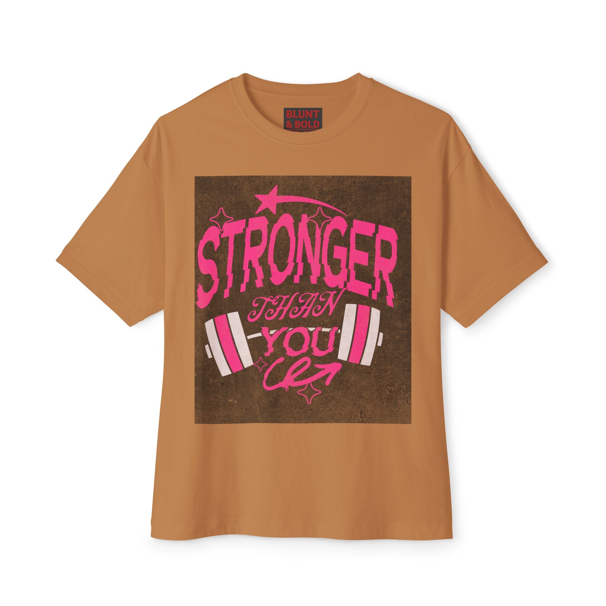 Mens Stronger Than You Boxy Oversized Tee