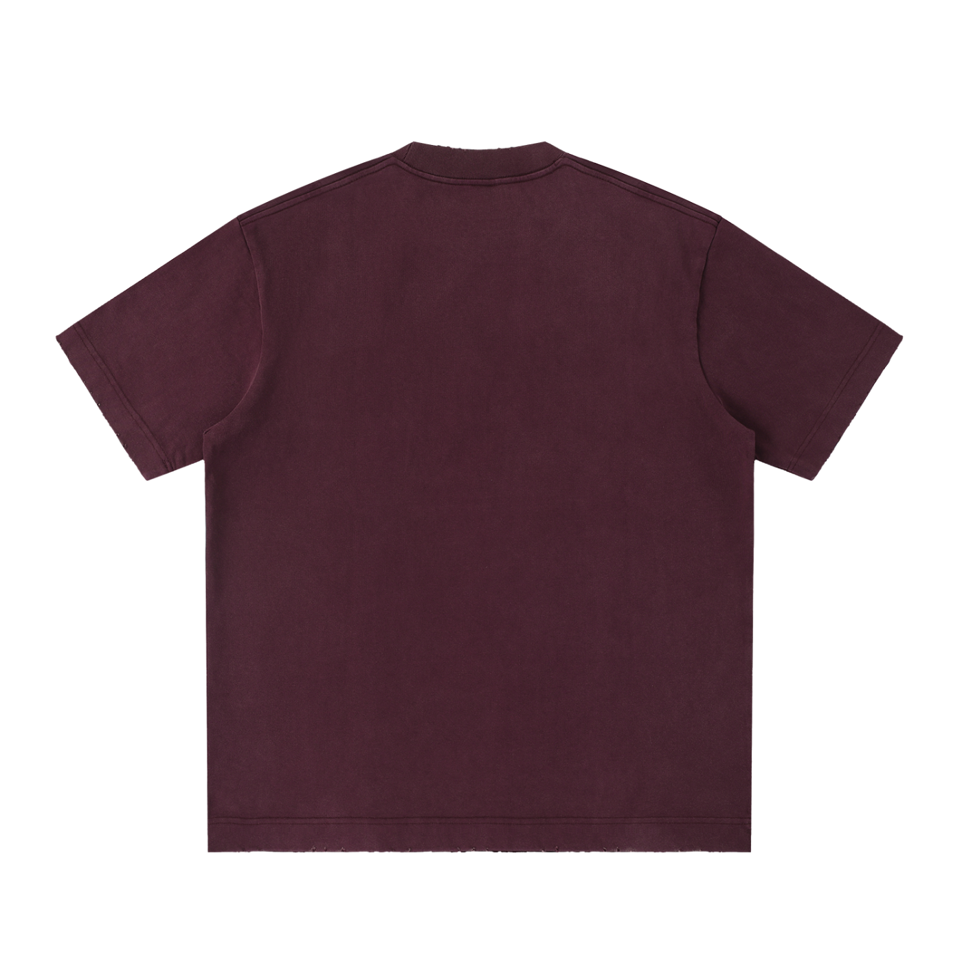 Mens 'FUCK IT' Heavyweight Vintage Washed Frayed Tee