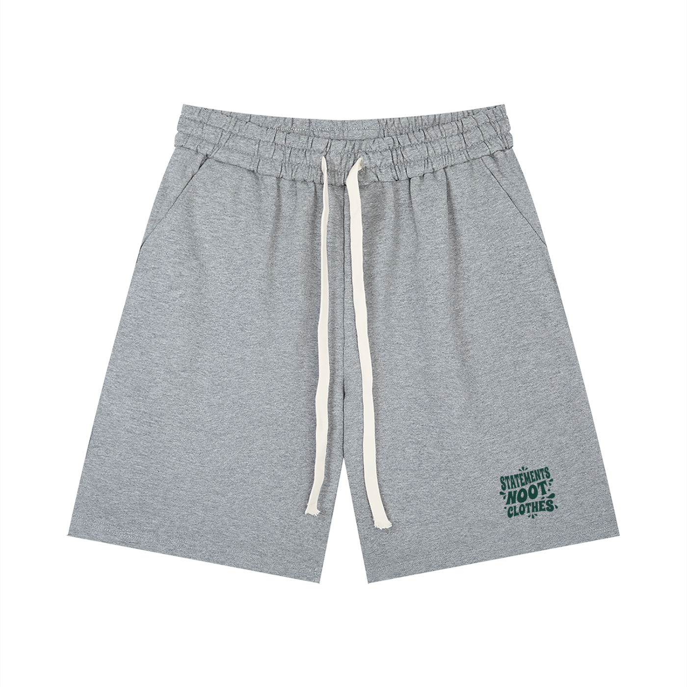 Men’s 'STATEMENT NOT CLOTHES' Loose Fit Drawstring Shorts