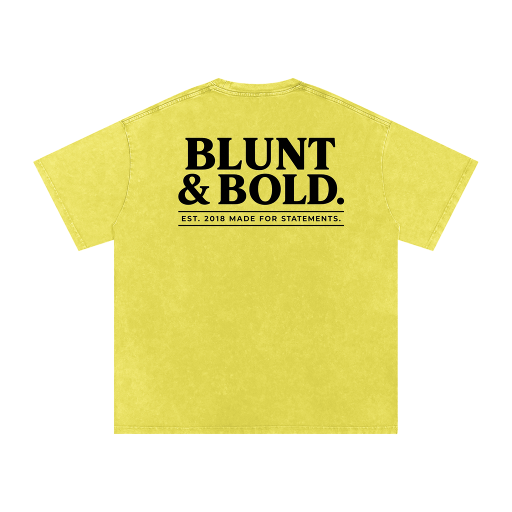 MENS 'CONFIDENCE ORACLE' Snow Washed Oversized Cotton TEE