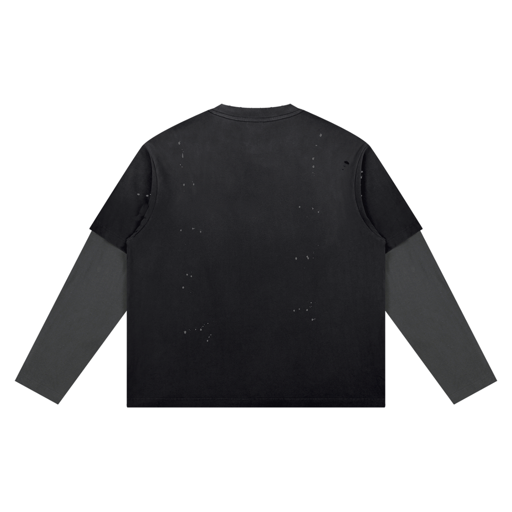 MENS 'ANOMALY'  Vintage Wash Distressed Layer TEE