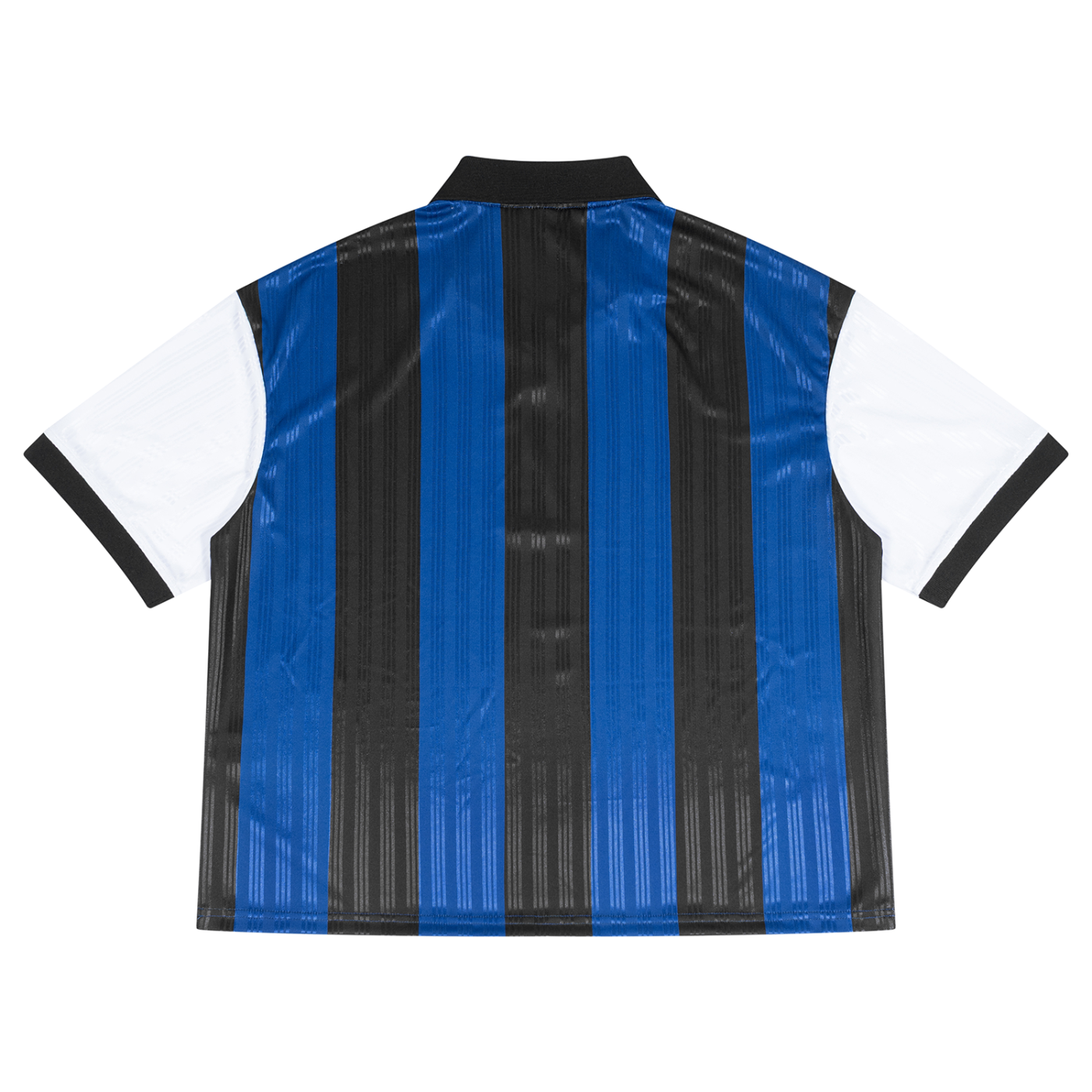 MENS 'IRON'  Boxy Striped Collared Soccer Jersey