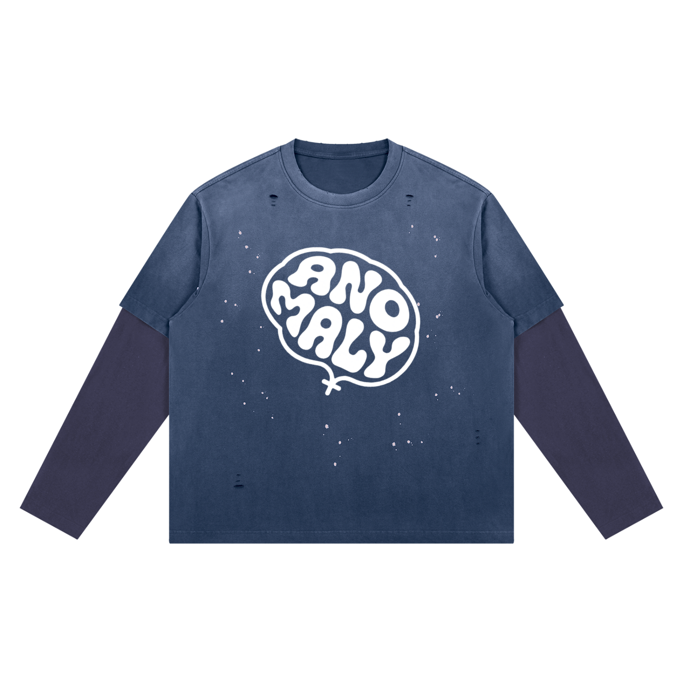 MENS 'ANOMALY'  Vintage Wash Distressed Layer TEE