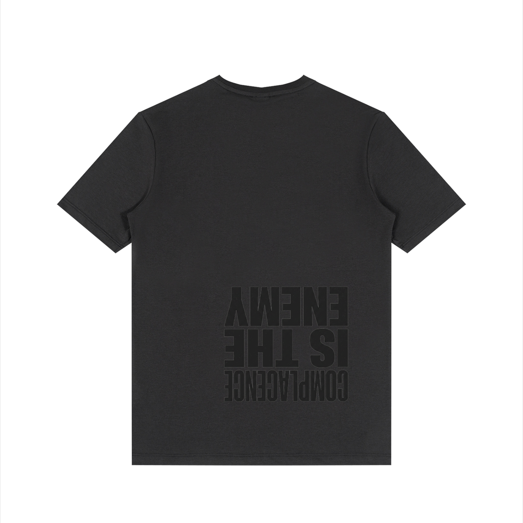 Mens 'COMPLIZENCE'  Solid V-Neck Tee
