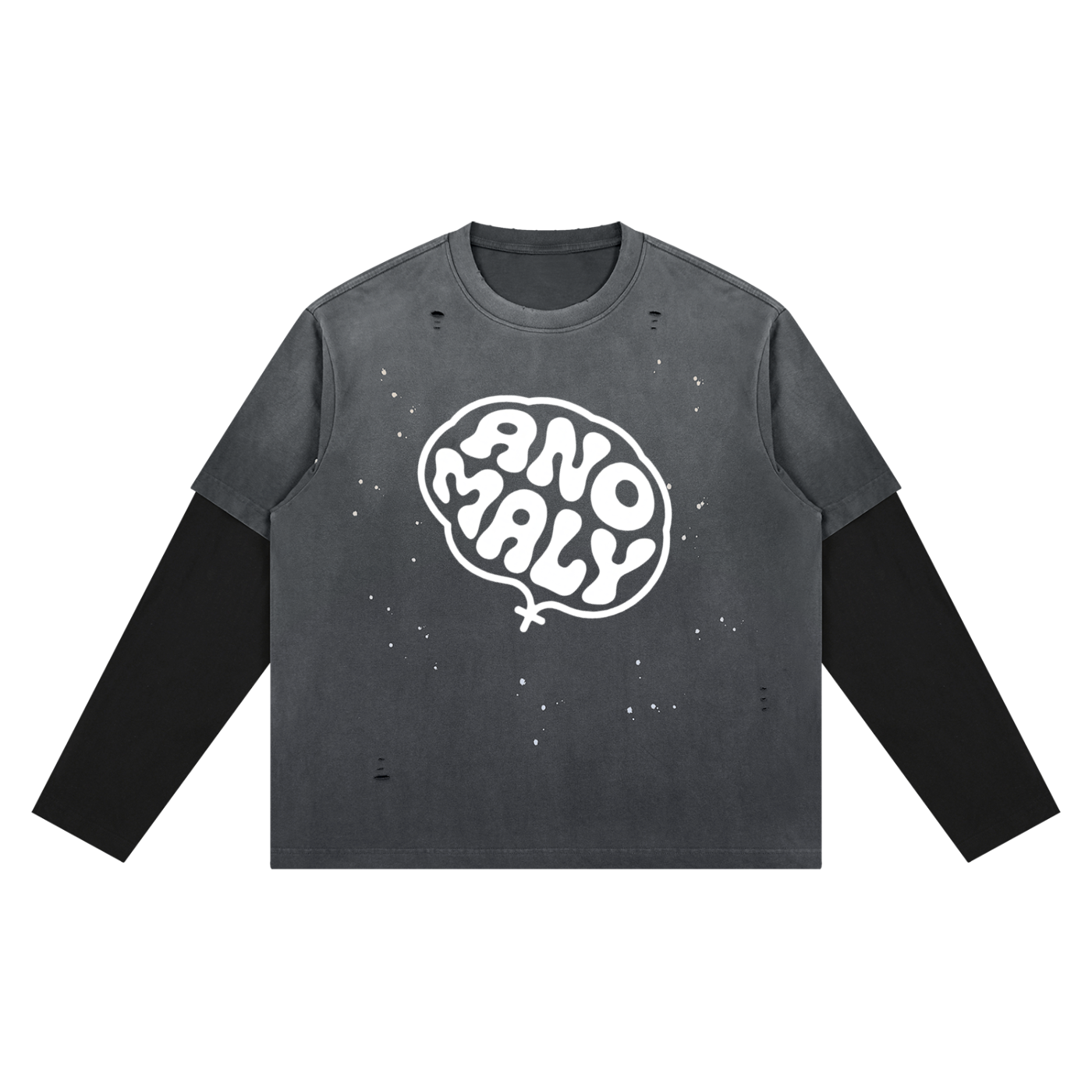 MENS 'ANOMALY'  Vintage Wash Distressed Layer TEE