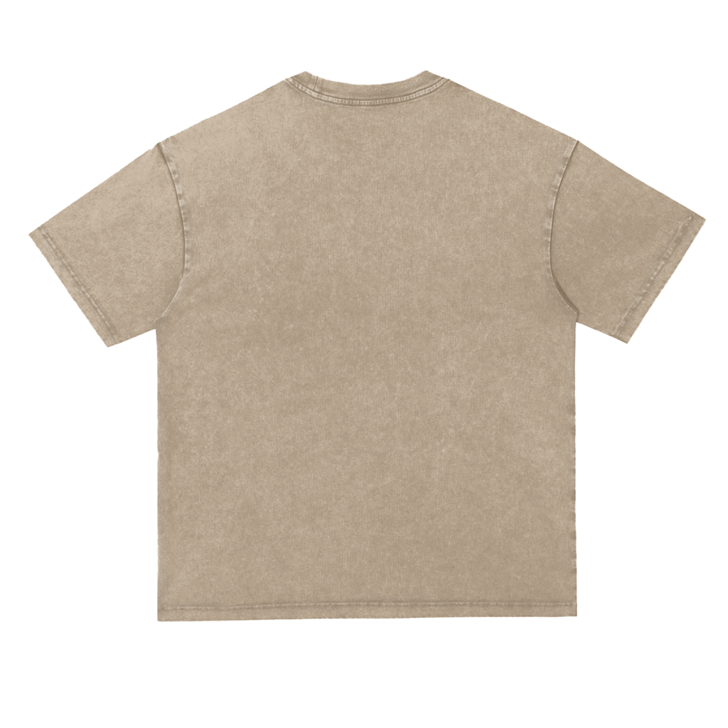 MENS 'GET OVER YOURSELF' Snow Washed Heavyweight Oversize TEE