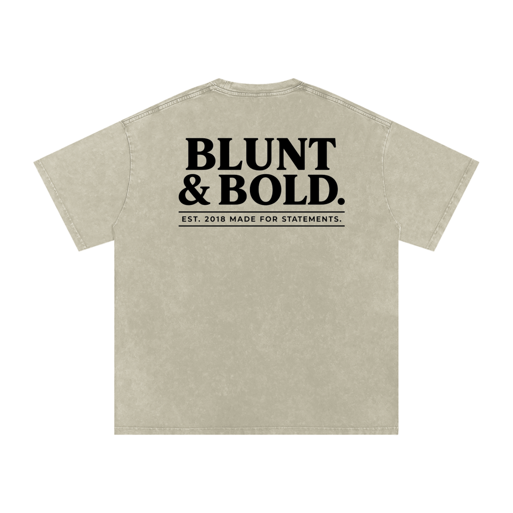 MENS 'CONFIDENCE ORACLE' Snow Washed Oversized Cotton TEE