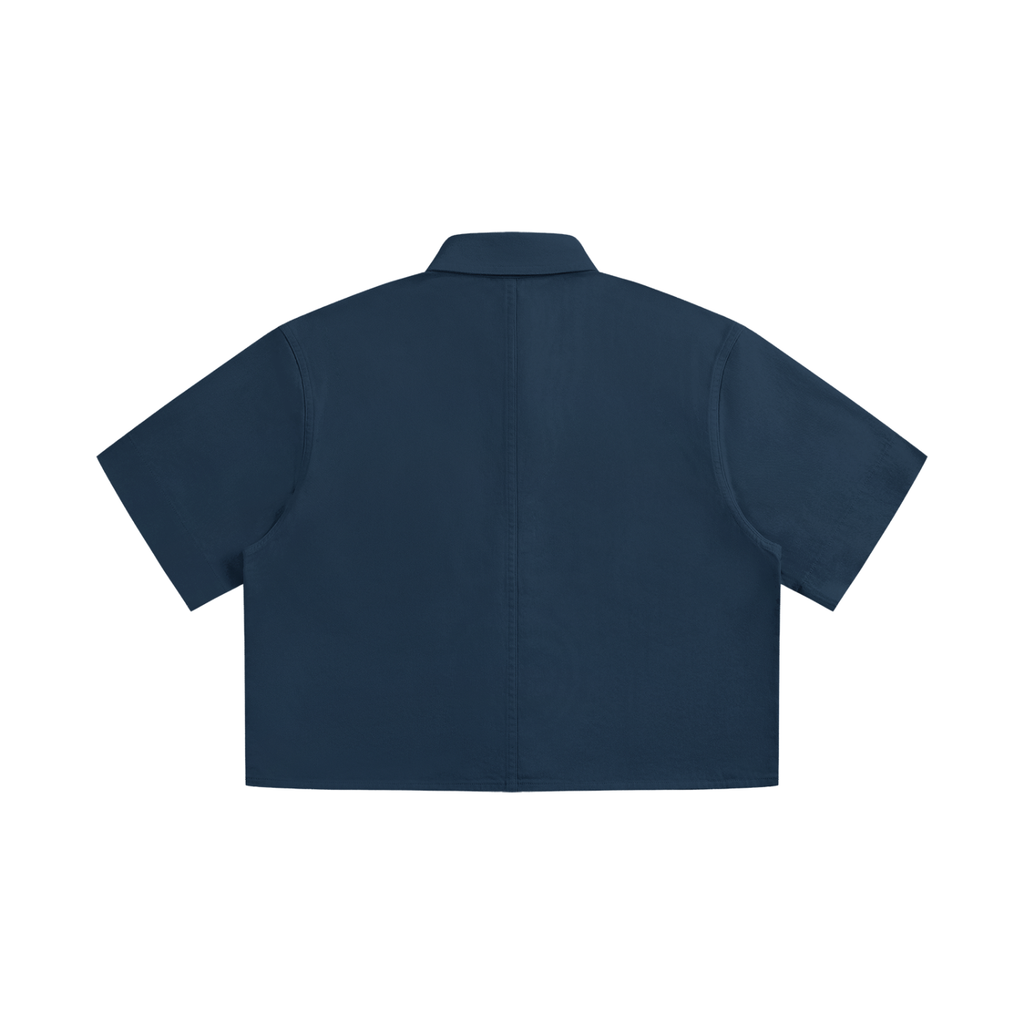 WOMENS ' FILTERED REALITY ' Crop Short Sleeve Shirt