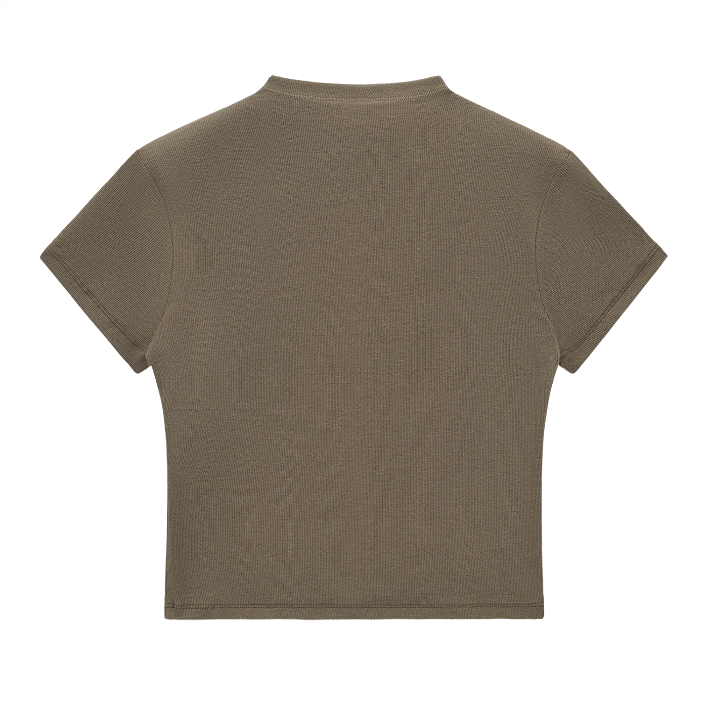 Womens 'FREEDOM" Essential Slim Fit Mock Neck Tee