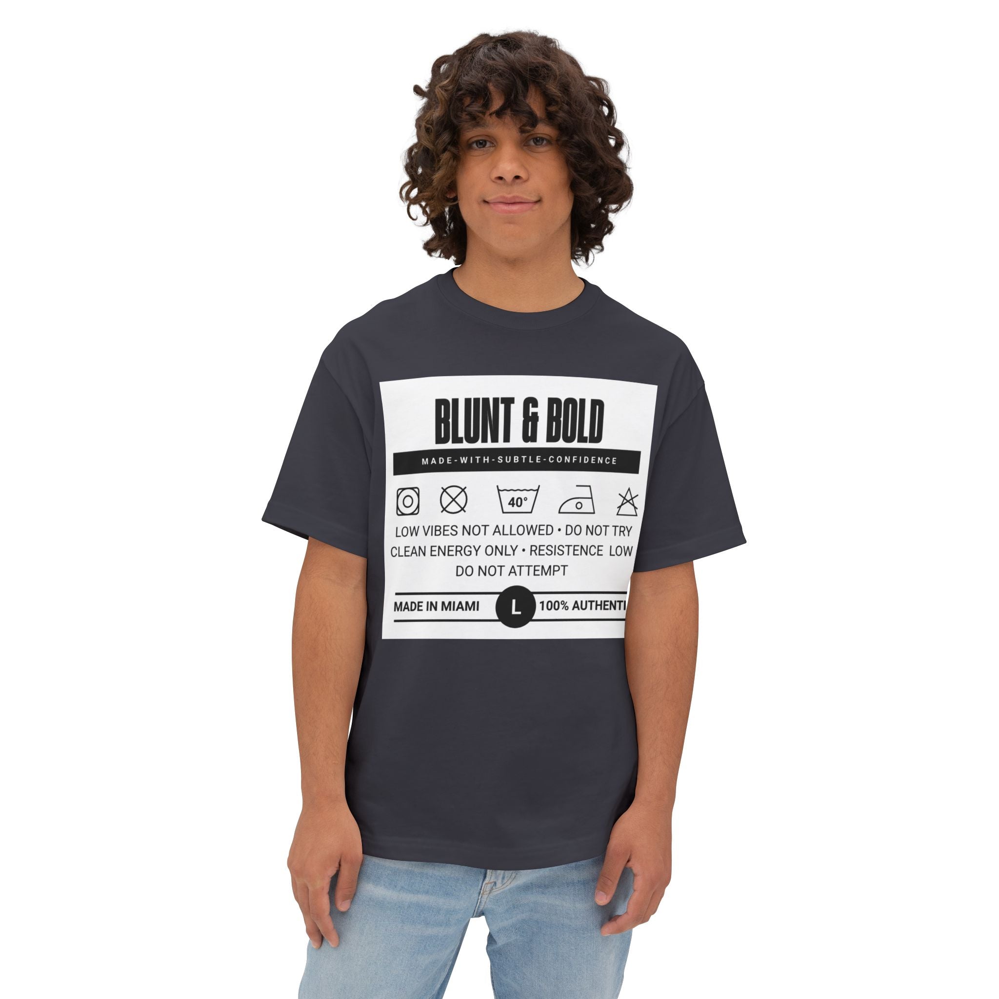 Blunt & Bold' Truth Label + Oversized Tee