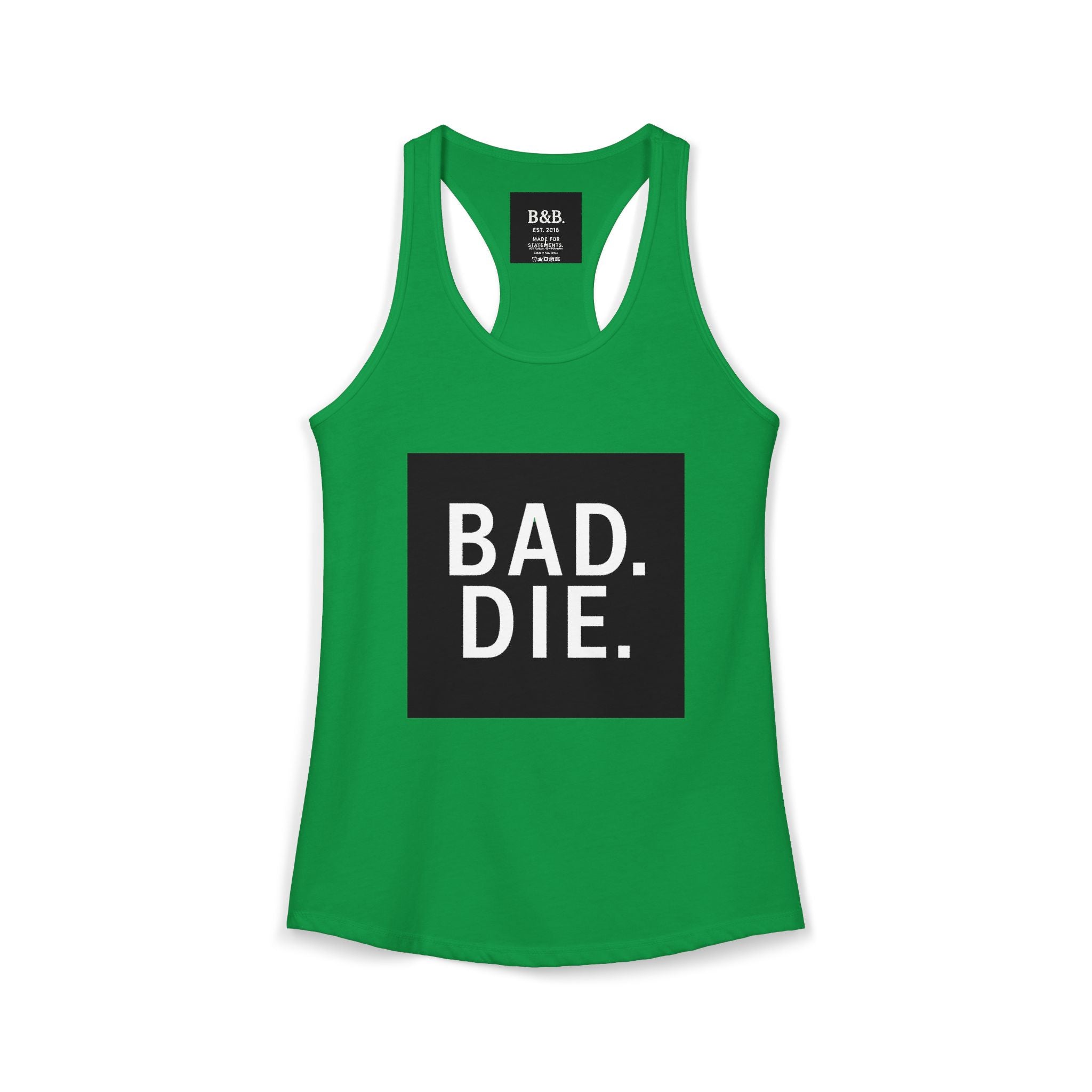 Womens Baddie  Ideal Racerback Tank