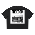 Mens 'FREEDOM'  Boxy Coolmax Tee