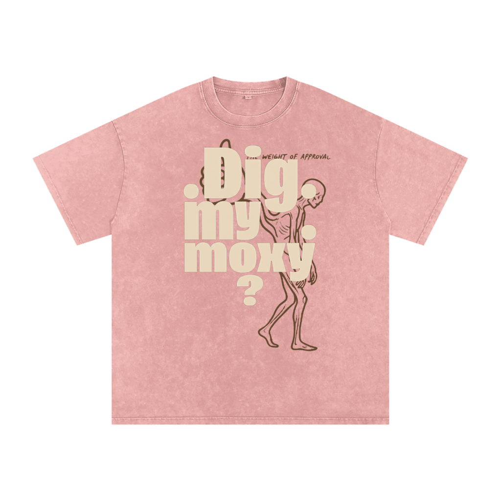 MENS ' DIG MY MOZX 'Snow Washed Oversized Cotton TEE
