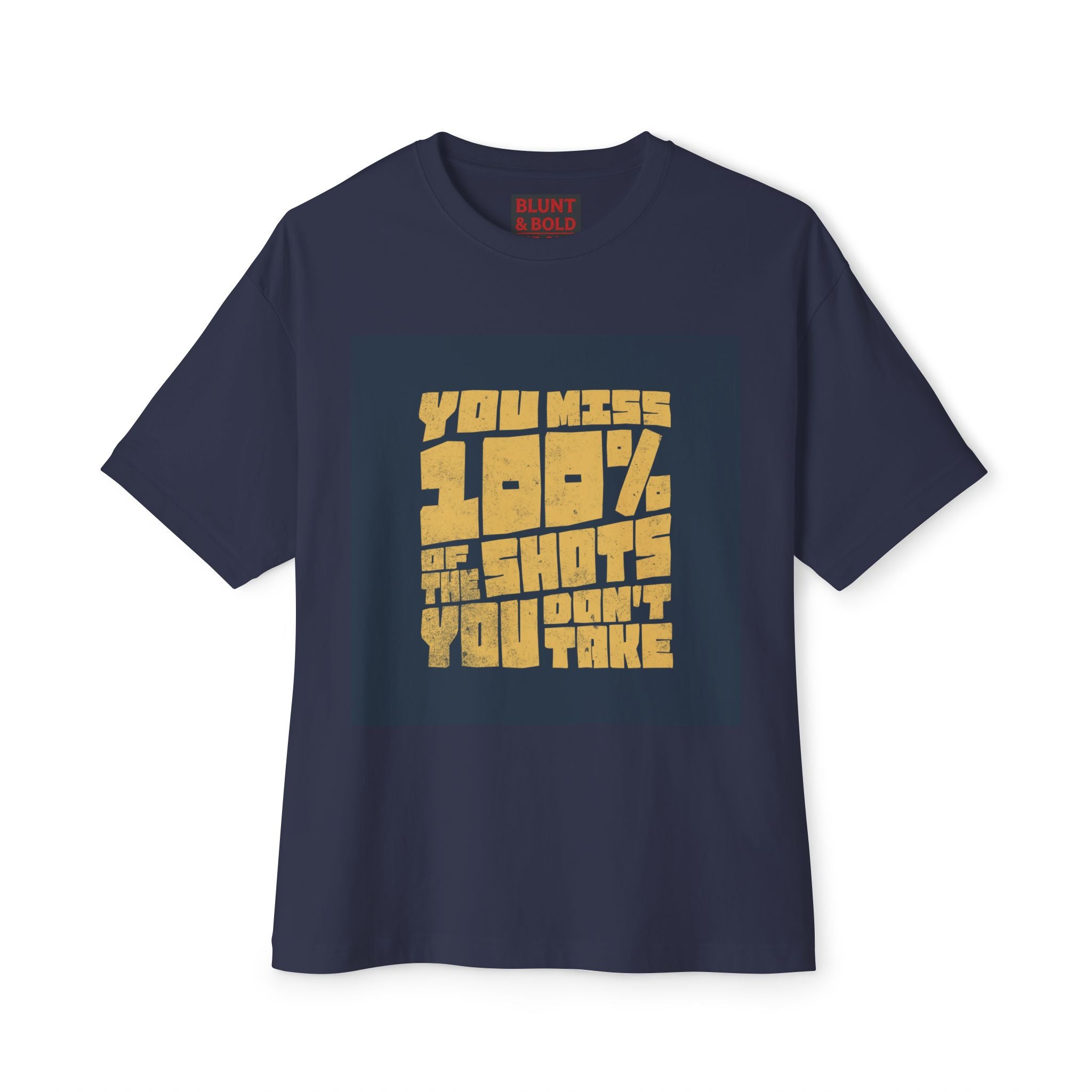 Mens You Miss 100%Oversized Graphic Tee