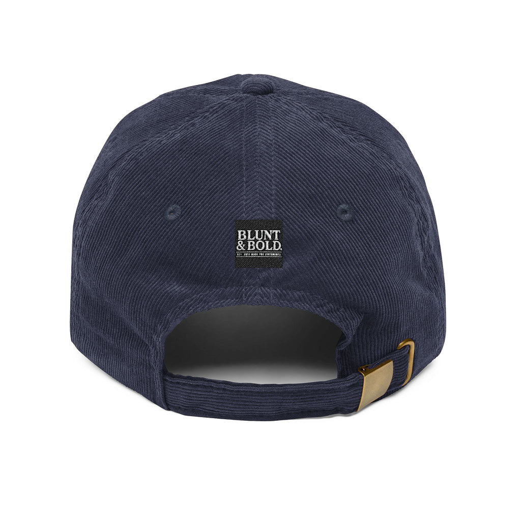 B & B 'AUTHENTIC'  Corduroy Embroidered  Baseball Cap