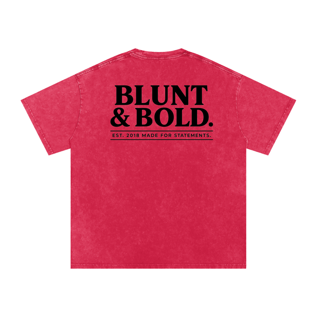 MENS 'CONFIDENCE ORACLE' Snow Washed Oversized Cotton TEE