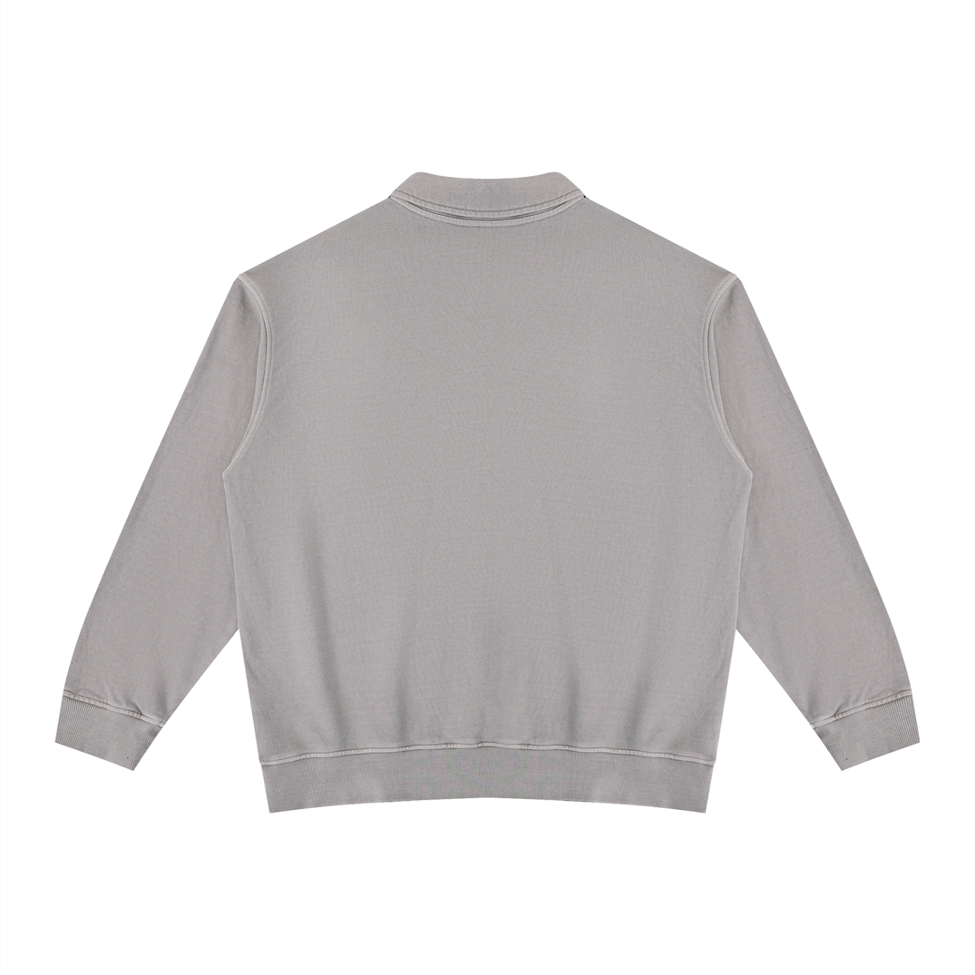Unisex Vintage Wash Collared Sweatshirt