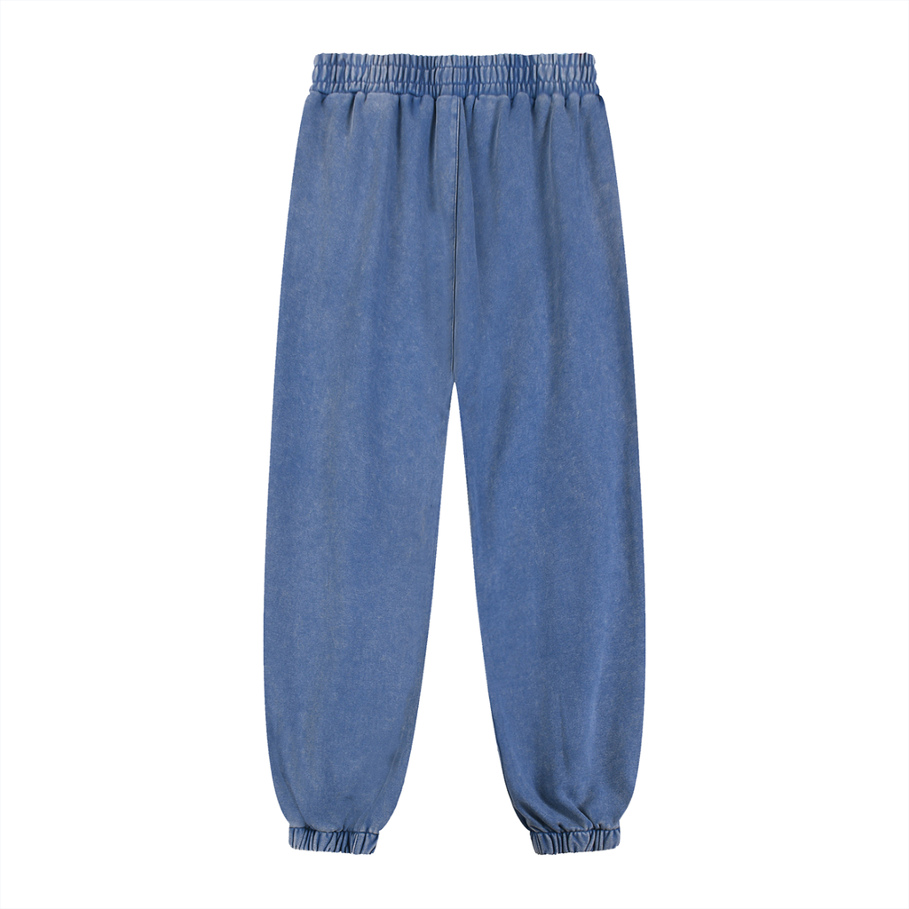 Mens Snow Wash Heavyweight Jogged Sweatpants