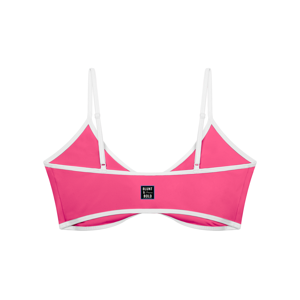 Women's Color Block Ruched V-Neck Sports Bra