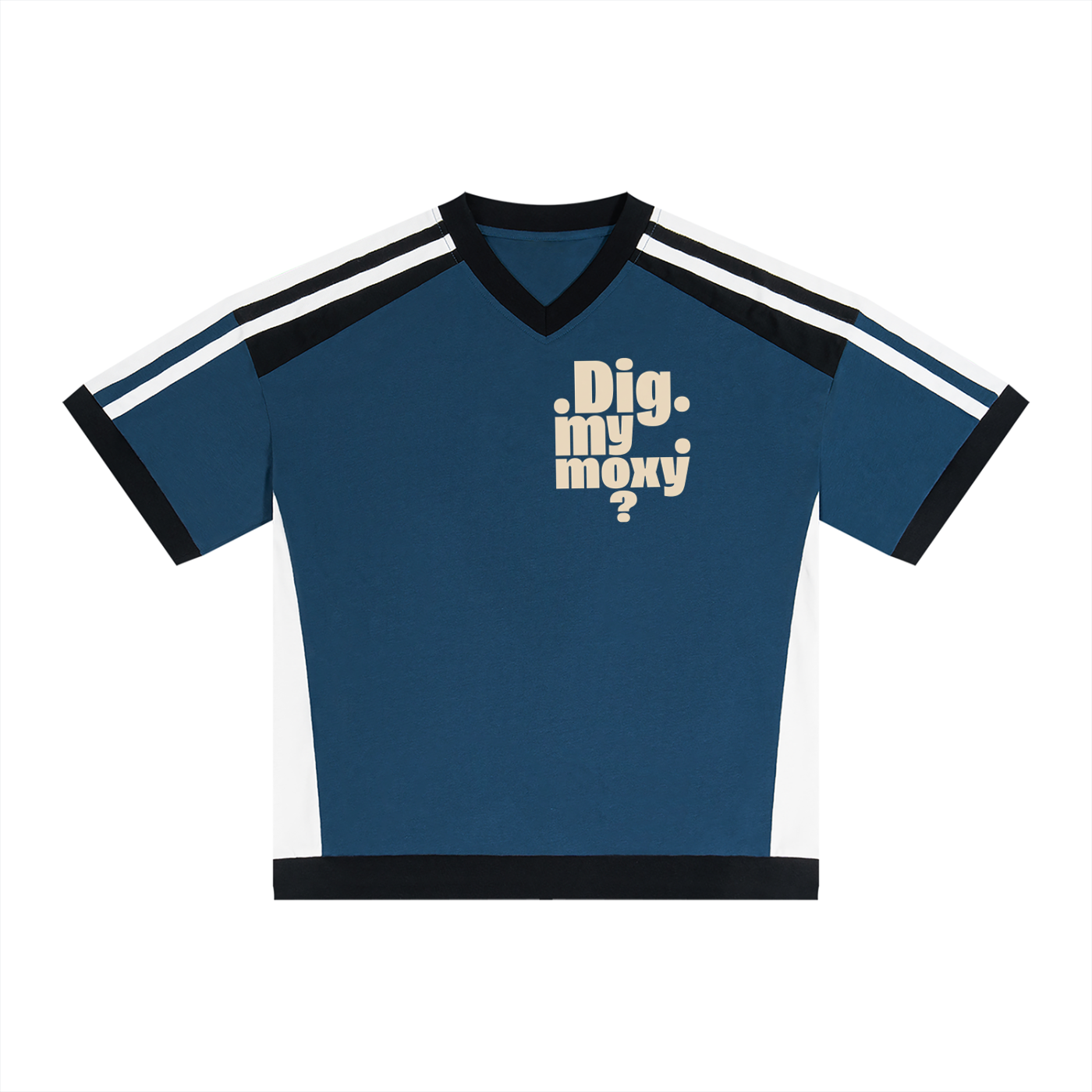 MENS 'DIG MY MOXY' Color Block Raglan T-Shirt