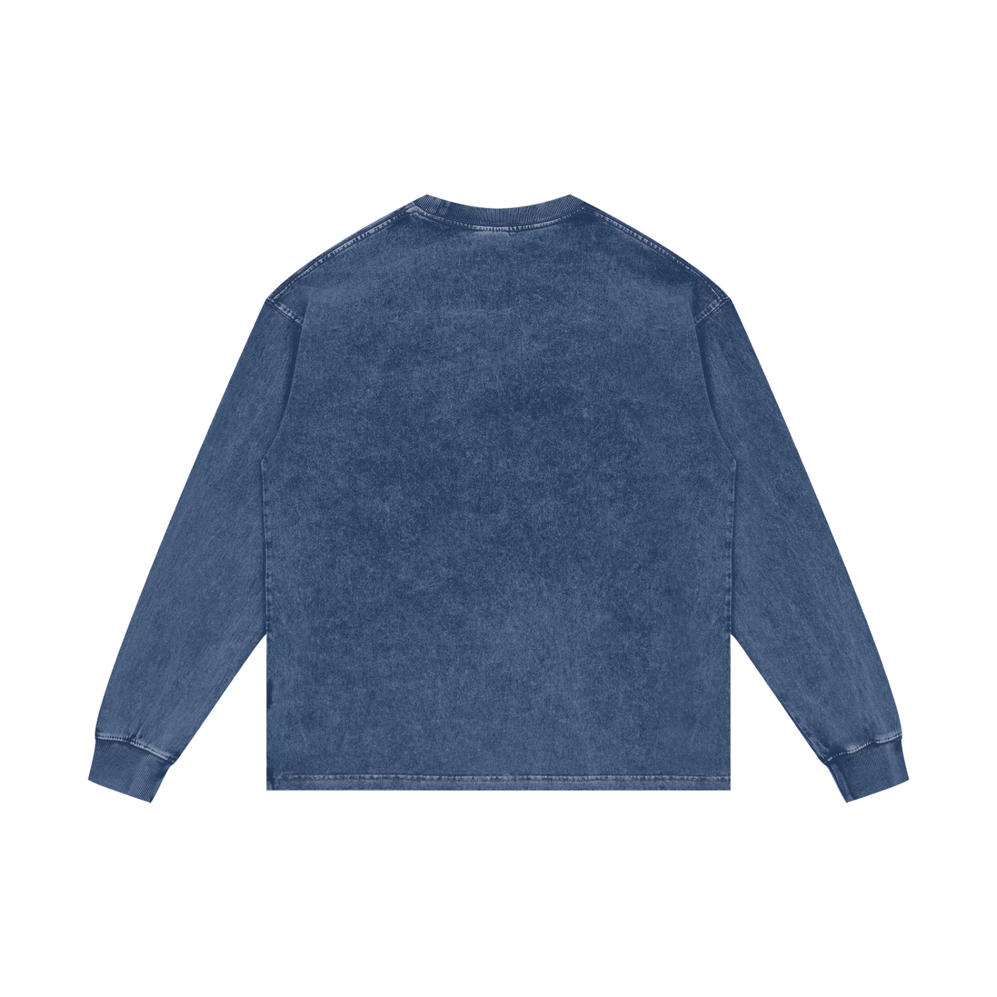 MENS 'GROWTH' Acid Wash Oversize Long Sleeve TEE