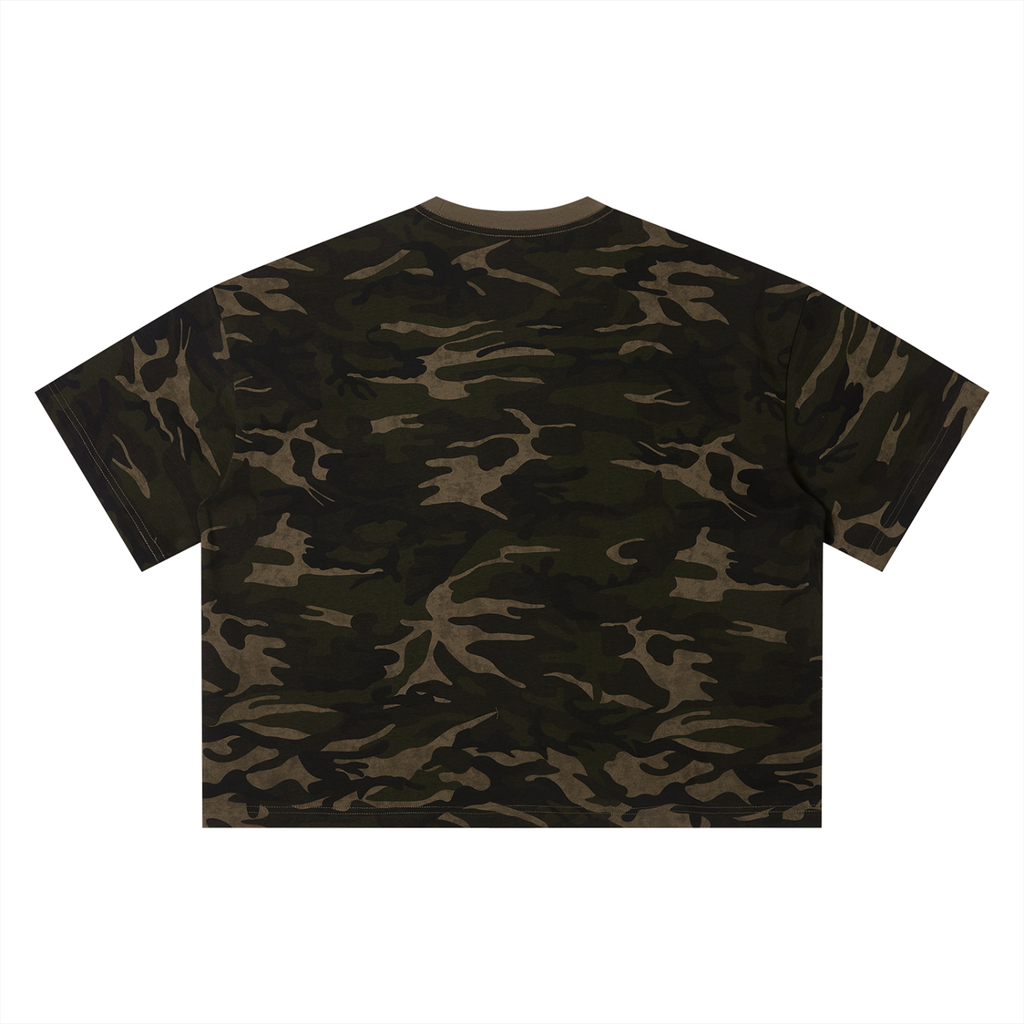 Mens 'ETHICALLY PROFANE' Camo Boxy Tee