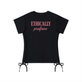 Womens 'ETHICALLY PROFANE' Essential Drawstring Tee