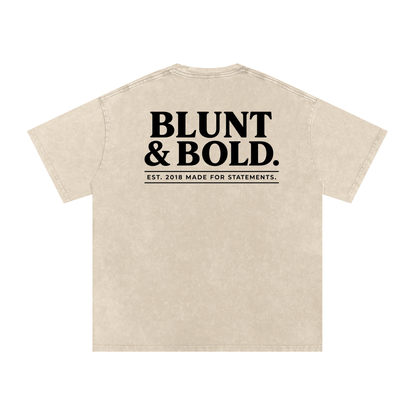 MENS 'CONFIDENCE ORACLE' Snow Washed Oversized Cotton TEE