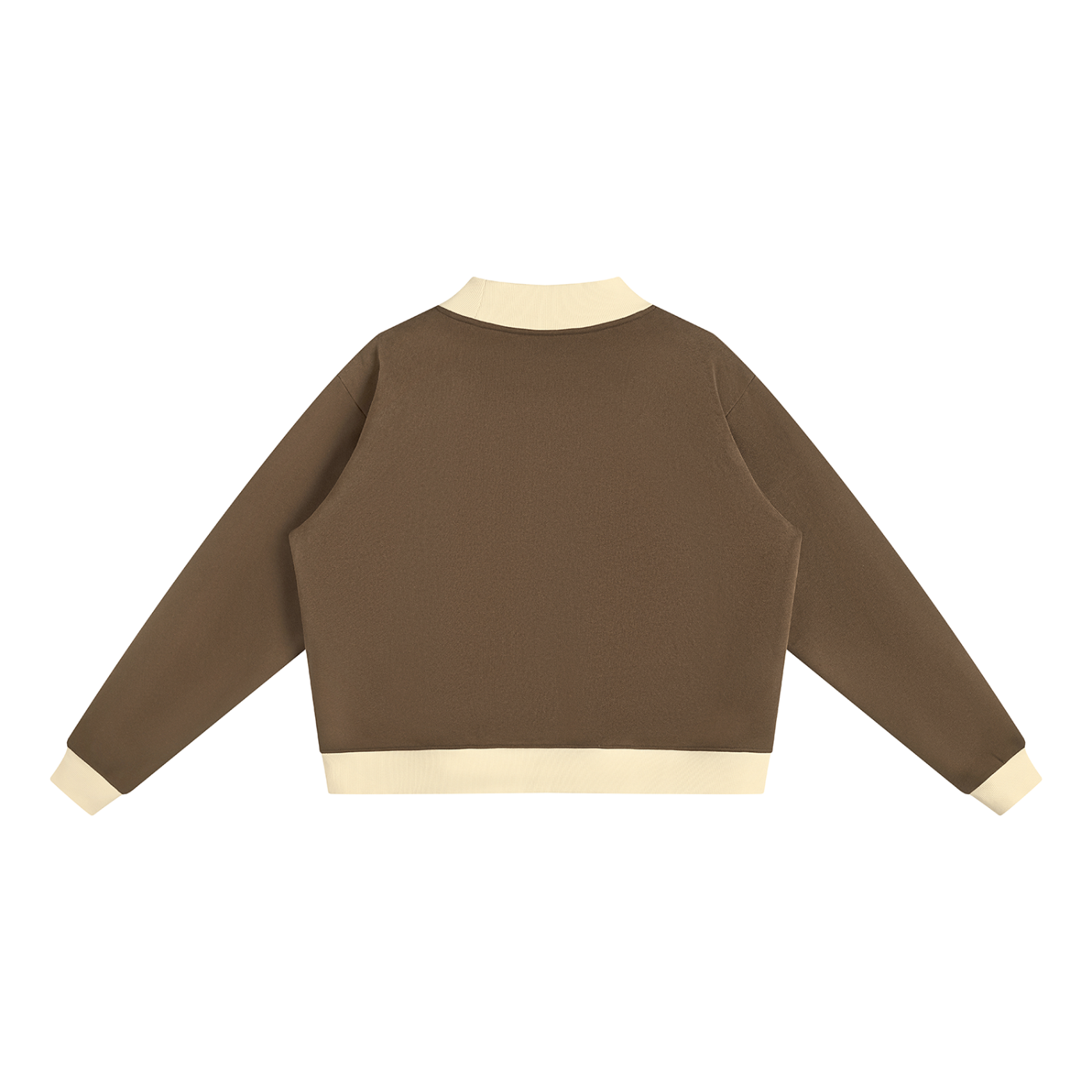 WOMENS ' FUCK RULES ; Mock Neck Crewneck Sweatshirt