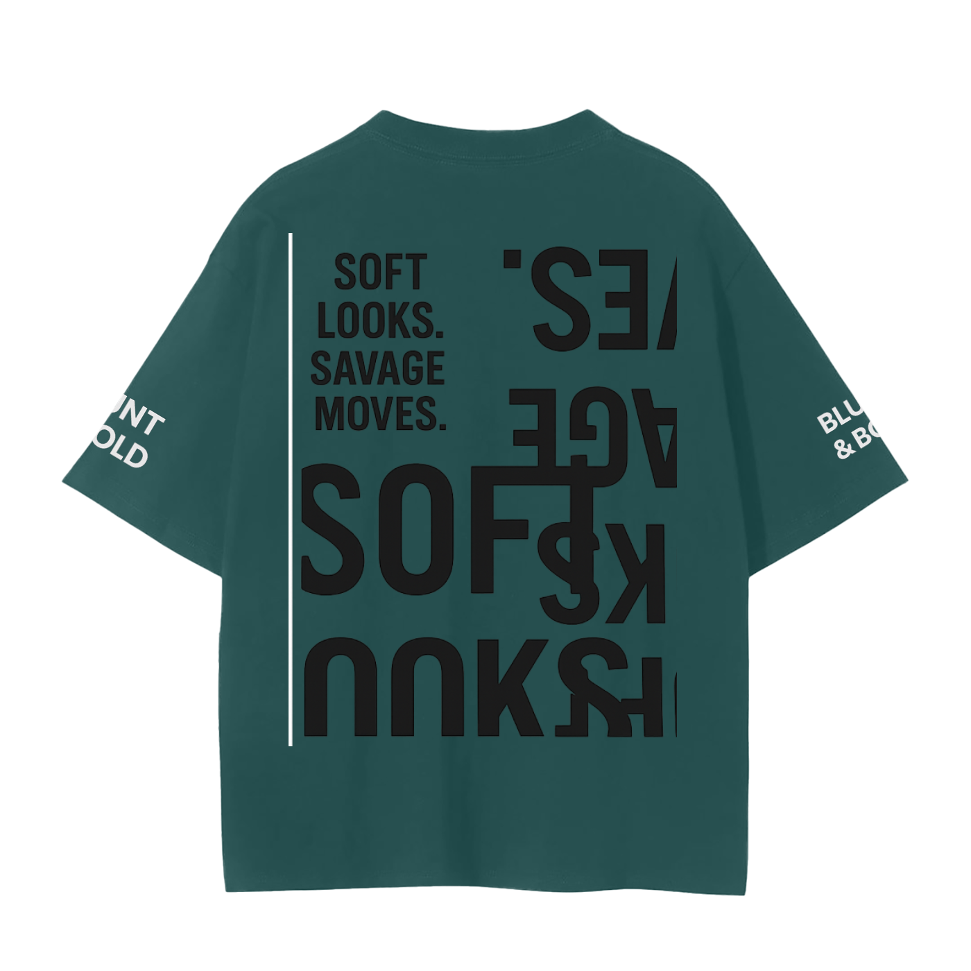 MENS 'SAVAGE MOVES'  Seamless  Big Oversized TEE