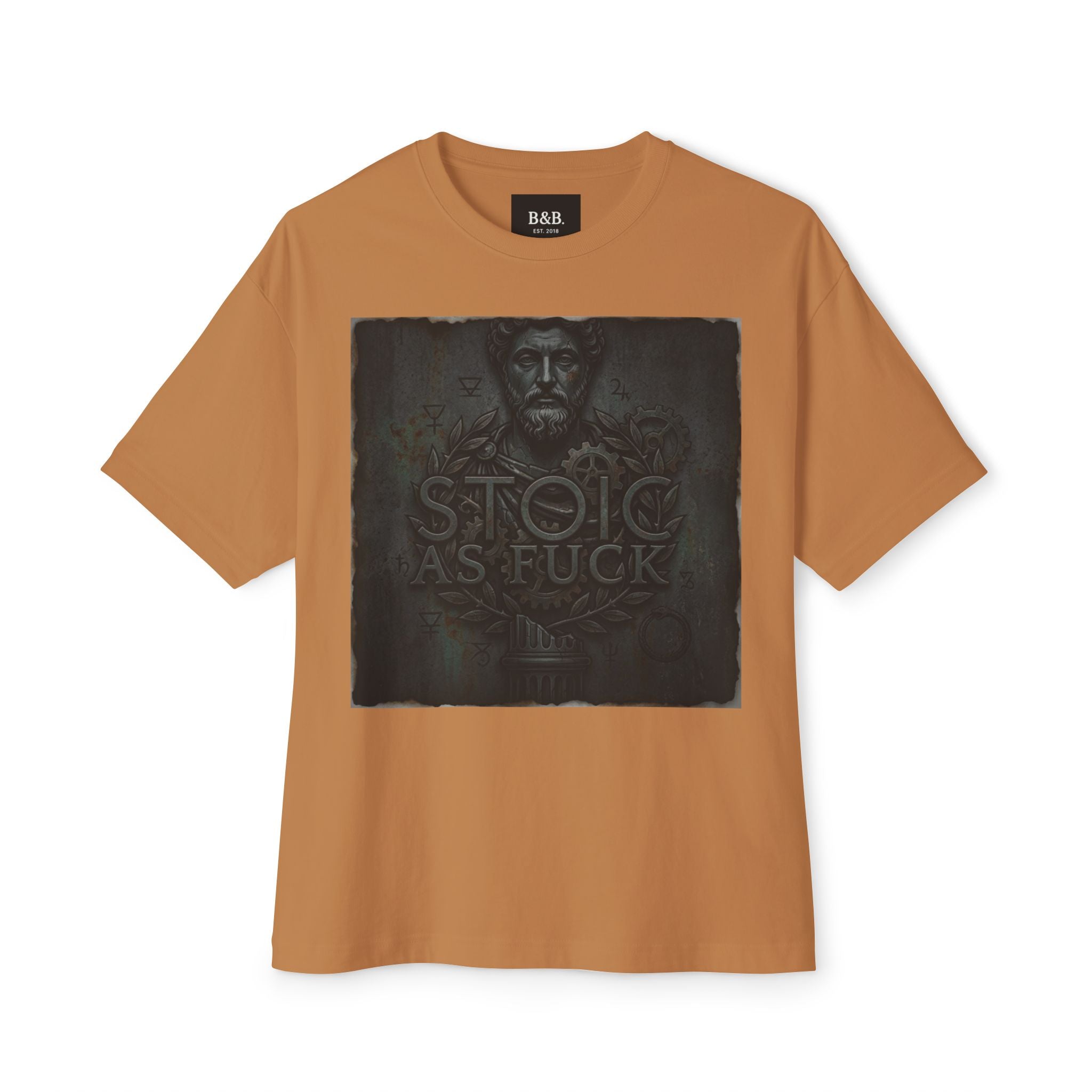 Mens Stoic As F*ck Graphic Oversized Tee